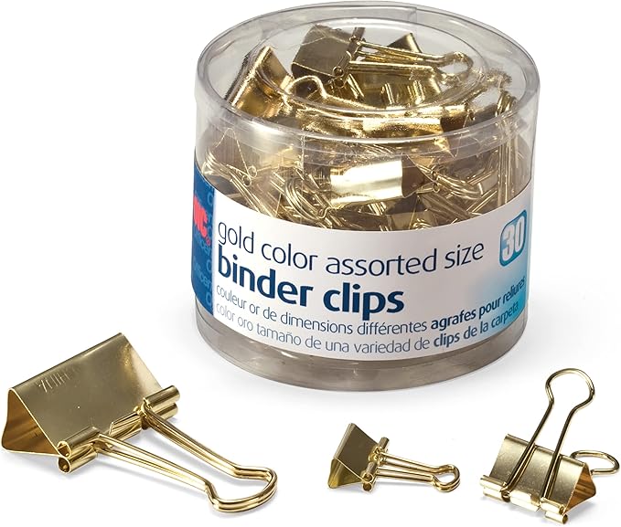 Officemate OIC Officemate Assorted Size Binder Clips (OIC31022)