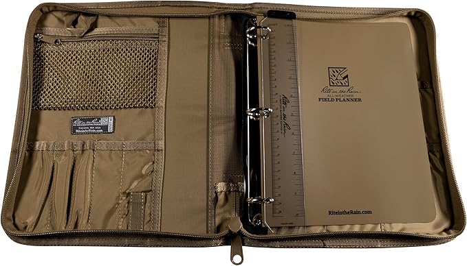 Rite In The Rain 9250T-MX Weatherproof Organizer Books Without Filler, 8 1/2 x 11, Tan