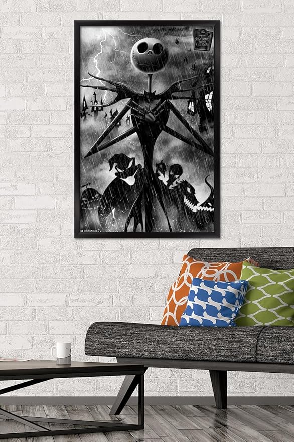 Trends International Wall Poster the Nightmare Before Christmas Shadows, 22.375 x 34