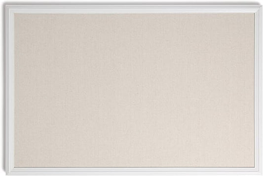 U Brands Farmhouse Board (Linen Pin Board, 30" x 20")