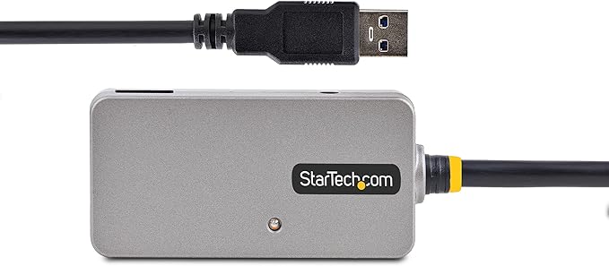 StarTech.com USB Extender Hub, 10m USB 3.0 Extension Cable w/ 4-Port USB-A Hub, Active/Bus Powered USB Repeater Cable, Optional 20W Power Supply Included, Level 2 ESD Protection, TAA