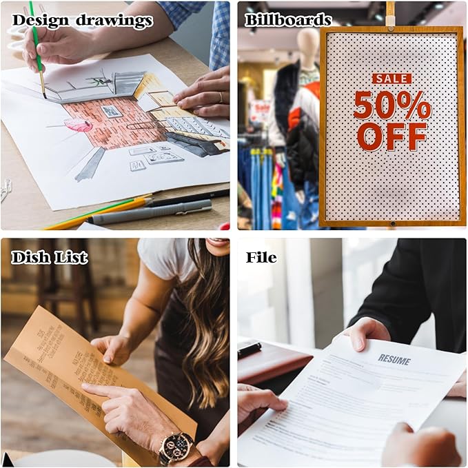 25 Pack 8.5" x 11" Hard Sheet Protectors, Rigid Print Protectors, Clear Waterproof Protectors, Paper Sleeves Photo Plastic Sleeves Hard Plastic Document Holder, Birth Certificate