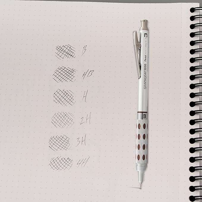 Pentel Super Hi-Polymer Lead, 0.3mm, Extra Fine, 3H, 12 Pcs/Tube, Box of 12 (300-3H)