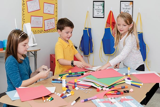 Prang (Formerly SunWorks) Construction Paper, 10 Assorted Colors, 12" x 18", 100 Sheets