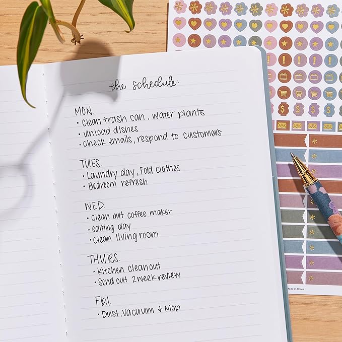 Erin Condren Undated 12 Months Petite Planner - Bold Blooms | Built-in Pocket, Lined Note Pages, Stickers Included by Erin Condren