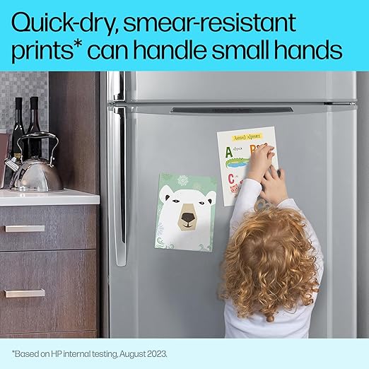 HP Picture Stickers 8.5x11in,25 sheets Self-Adhesive, Easily repositionable, Matte Photo Stickers. Print, Peel & Stick All Inkjet printers and craft cutters. (8L1U9A)