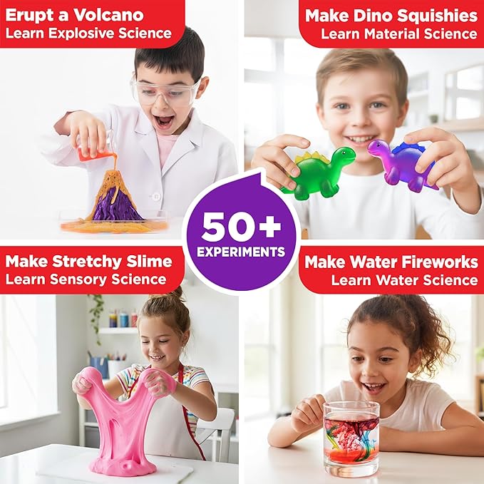 Doctor Jupiter Amazing Science Gift Set |Set of ‘My First Science Kit’, ‘My First Brain Craft’ for Kids Ages 5+ |Birthday Gift Ideas, STEM Learning & Educational Toys for 5-6-7-8 Year Old Boys & Girls