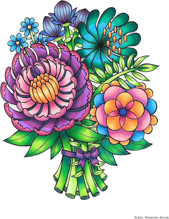 Copic Ciao Alcohol Markers, Doodle Kit Nature, 5 markers + 2 pens