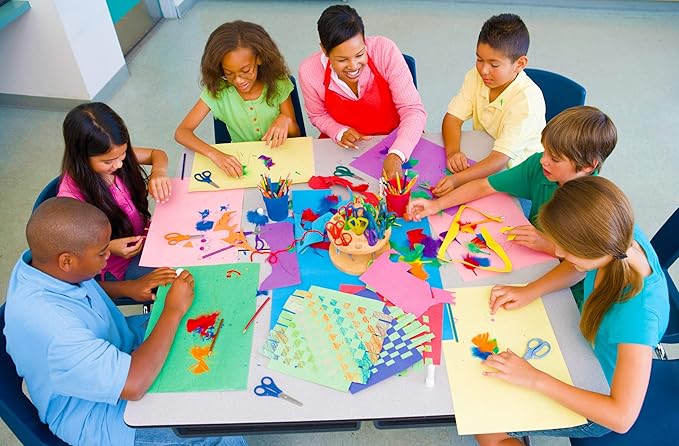 Prang (Formerly SunWorks) Construction Paper, 10 Assorted Colors, 9" x 12", 200 Sheets