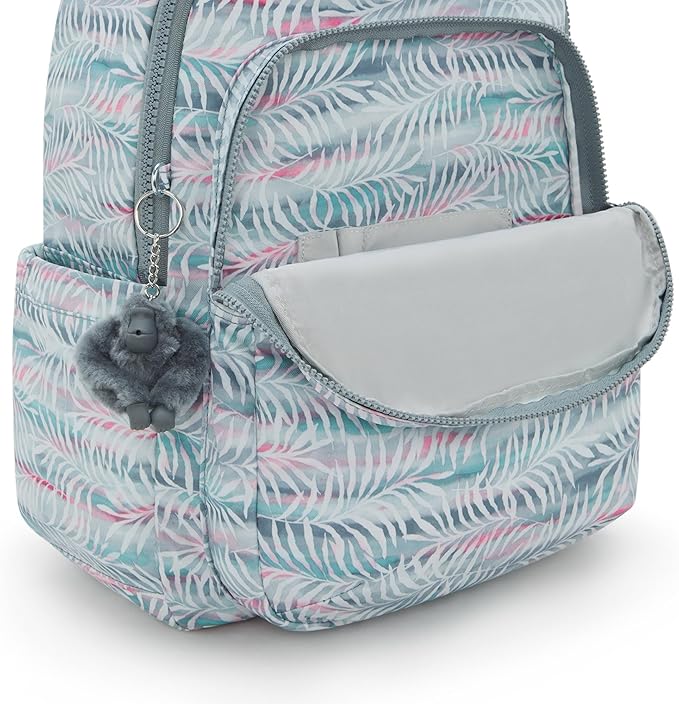 Kipling Women's Seoul Prt 15" Laptop Backpack, Durable, Roomy with Padded Shoulder Straps, Built-In Protective Sleeve