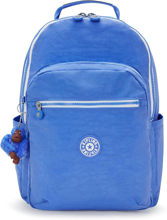 Kipling Women's Seoul 15" Laptop Backpack, Durable, Roomy with Padded Shoulder Straps, Built-In Protective Sleeve