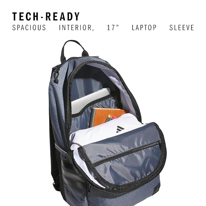 3-Stripe Classic backpack for men and women, bag with laptop sleeve