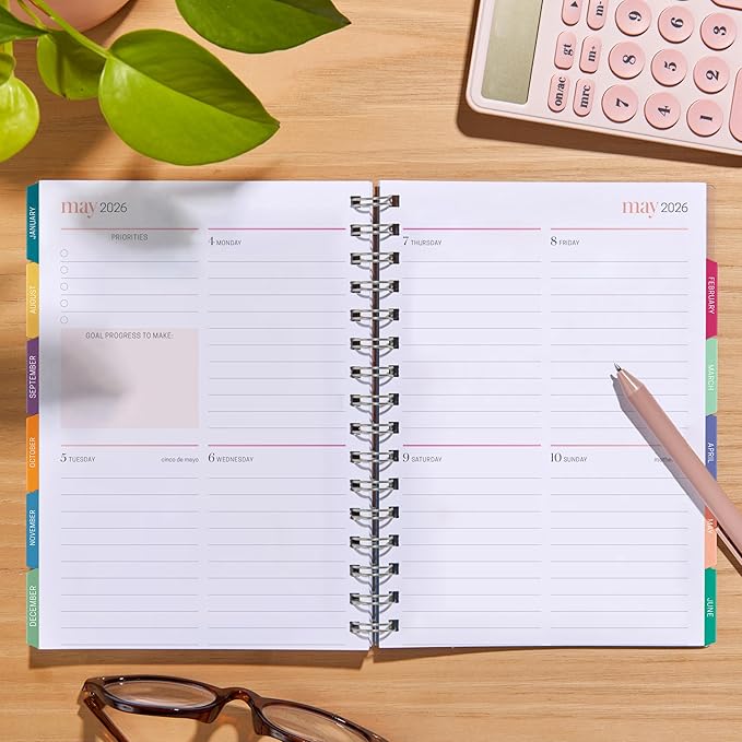 INSPIRED BY ERIN CONDREN 12M A5 Weekly Planner (January 2026 - December 2026) - Petalpoint cover