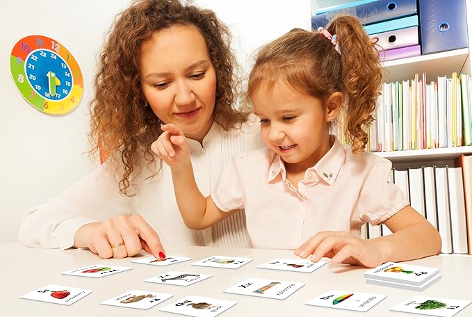 English Alphabets Flash Cards (Realistic Images)