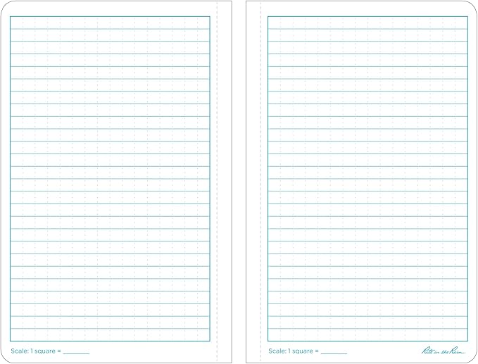 Rite in the Rain Weatherproof Soft Cover Notebook, 4.625" x 7.25", Yellow Cover, Universal Pattern (No. 374)