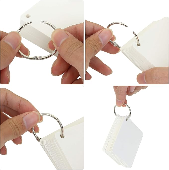 Mr. Pen- Binder Rings, Loose Leaf Binder Ring, 36pc, Assorted Sizes