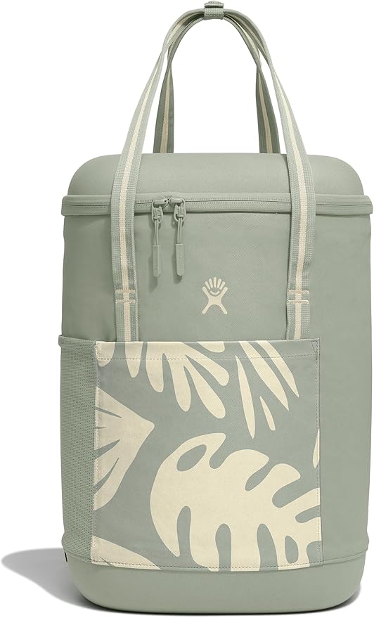 Hydro Flask Cooler Backpack - Insulated Portable Soft Cooler - 20 L Capacity in Botanical Bliss Green