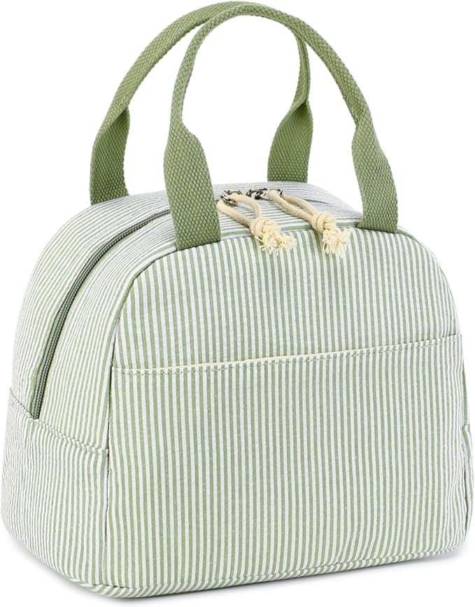 LEDAOU Lunch Box for Women Insulated Lunch Bag Lunch Tote Bags Leakproof Cooler Lunch Case for Travel Work Picnic