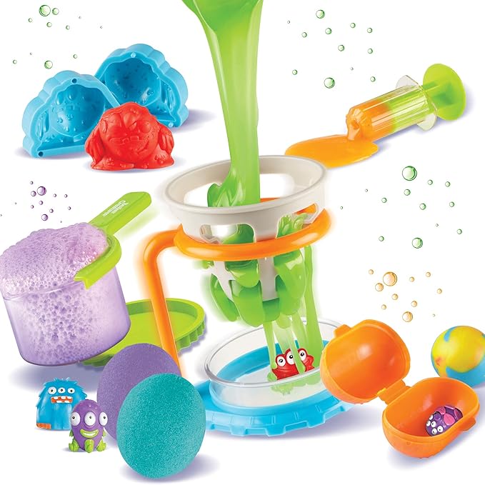 Learning Resources Beaker Creatures Alien Experiment Lab, 18 Piece Set, Ages 5+,Science Exploration, Science Kit for Kids, Fun Science Experiments for Kids