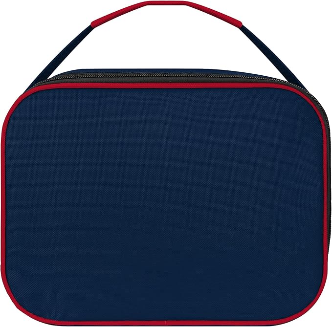 FOCO NFL Unisex-Adult Officially Licensed Wordmark Team Color Big Logo Football Zip Closure 7L Lunch Bag - Houston Texans