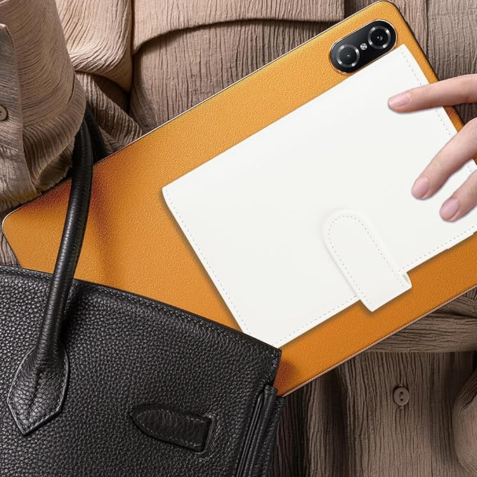 NICOOTHBudget Binder Cash Envelopes A6 Money Saving Binder with Zipper envelopes (White)