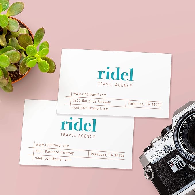 Avery Printable Business Cards with Sure Feed Technology,2" x 3.5",White,250 Blank Business Cards,Inkjet Printer Paper (08371),(Pack of 5)