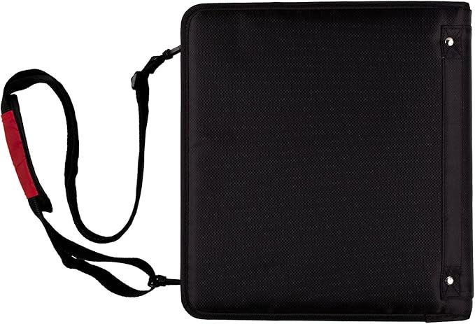 Five Star Sewn Zipper Binder, Fabric, 2 Inch 3 Ring Binder With 4 Inch Capacity, Assorted Colors, Color Selected For You, 1 Count (Pack of 1)