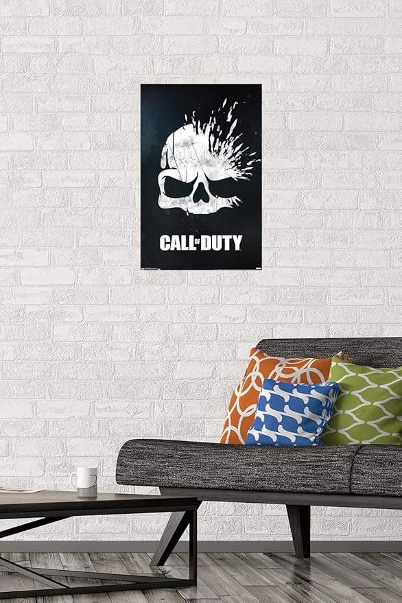 Trends International Call of Duty - Skull Wall Poster, 14.725" x 22.375", Premium Unframed Version