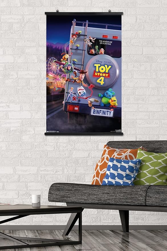 Trends International Disney Pixar Toy Story 4 - Final One Sheet Wall Poster, 22.375" x 34", Premium Poster & Clip Bundle