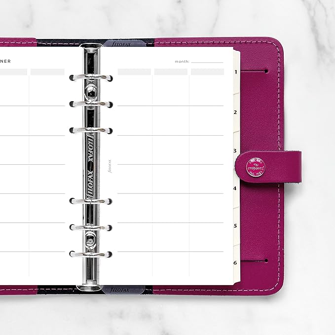 Filofax Lifestyle Refill, Personal Size, Organizer Refill, White Paper, Activity Planner, 56 Sheets (B132847)