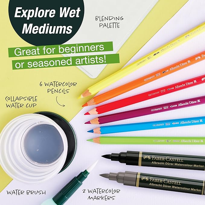 Faber-Castell Graphic Art Try It Box - Wet Mediums Set