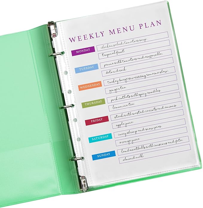 Avery Diamond Clear Heavyweight Sheet Protectors for Mini Binders, Holds 8.5" x 5.5" Sheets, 15ct (77007)