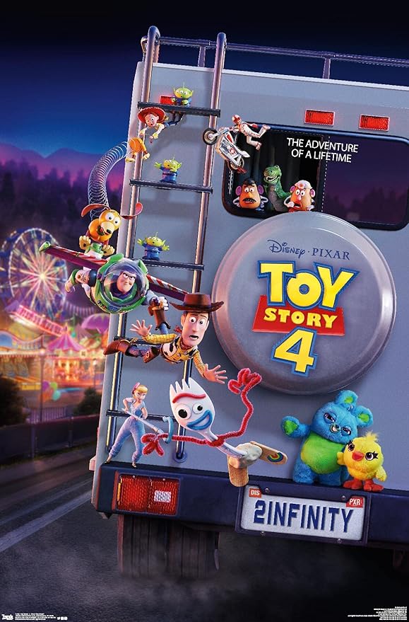 Trends International Disney Pixar Toy Story 4 - Final One Sheet Wall Poster, 14.725" x 22.375", Premium Unframed Version