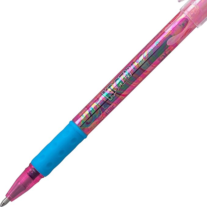 Pentel Krazy POP Beauty Beauty Iridescent Gel Pen, (1.0mm) Bold Line, Assorted Ink, Pack of 4 (K91BP4M3)