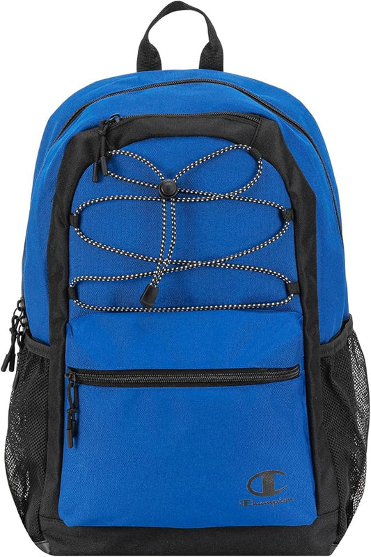 Champion Bungee Backpack, Blue/Black, OS