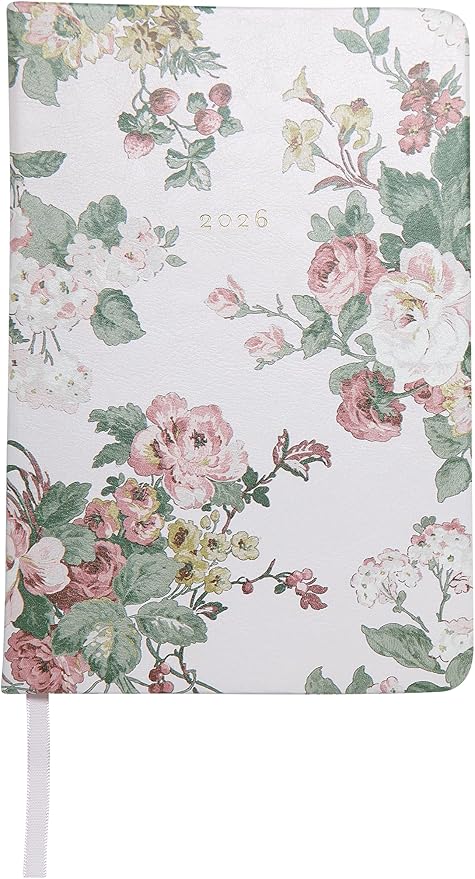 Laura Ashley 2026 Planner - Weekly and Monthly Planner - 8x10 and 6x8 Planning Notebook and Calendar Agenda, Size 6X8, Multi Fern