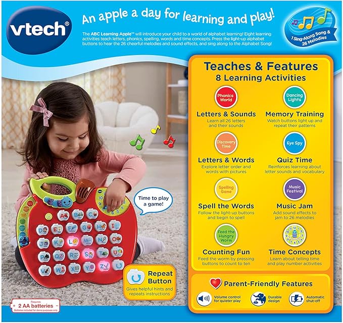 VTech ABC Learning Apple , Red