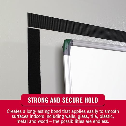 VELCRO Brand - Sticky Back Hook and Loop Fasteners| General Purpose Peel & Stick | Perfect for Home or Office | 15ft x 3/4in Roll | White