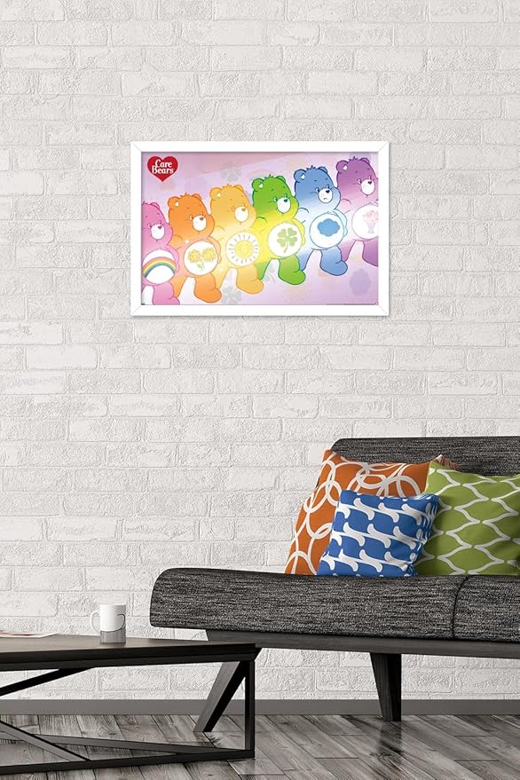 Care Bears - Care Bear Stare Wall Poster, 22.4L" x 14.7W", White Framed Version