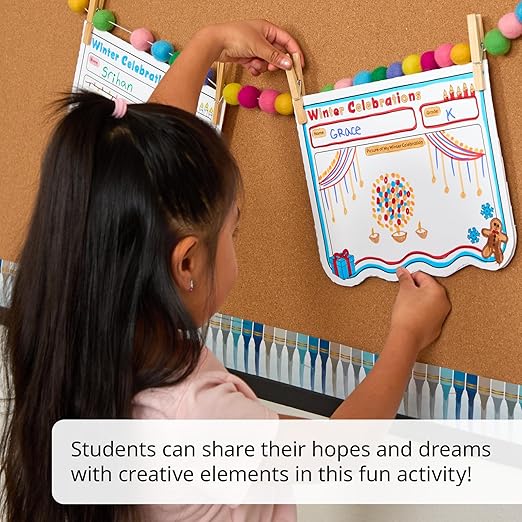 Really Good Stuff Ready to Decorate Pennants Posters Classroom Pack - 120 Posters