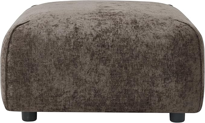Christopher Knight Home Milio Modern Accent Chair with Ottoman Foot Rest, Wooden Frame Club Chair and Ottoman, Comfy Living Room Lounge Chair with Coffee Table, Single Sofa and Footstools, Brown