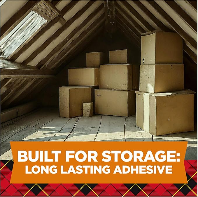 Moving & Storage Tape, 1.88" x 54.6 yards, 3" Core, Clear, 6 Rolls/Pack