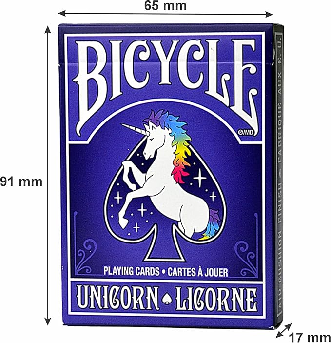 Bicycle Unicorn Playing Cards, Standard Index, 1 Deck