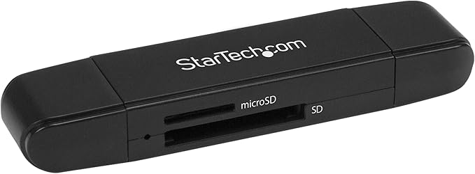 StarTech.com USB Memory Card Reader - USB 3.0 SD Card Reader - Compact - 5Gbps - USB Card Reader - MicroSD USB Adapter