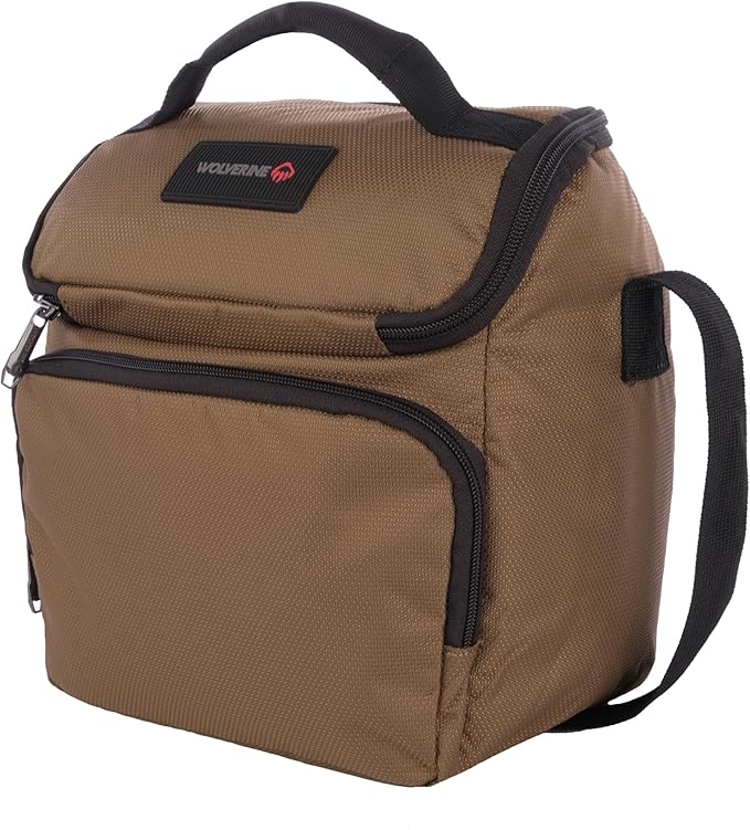 Wolverine Lunch Cooler | Insulated | 12 Can Capacity | Worksite | Heavy Duty | Travel | Leakproof | Durable