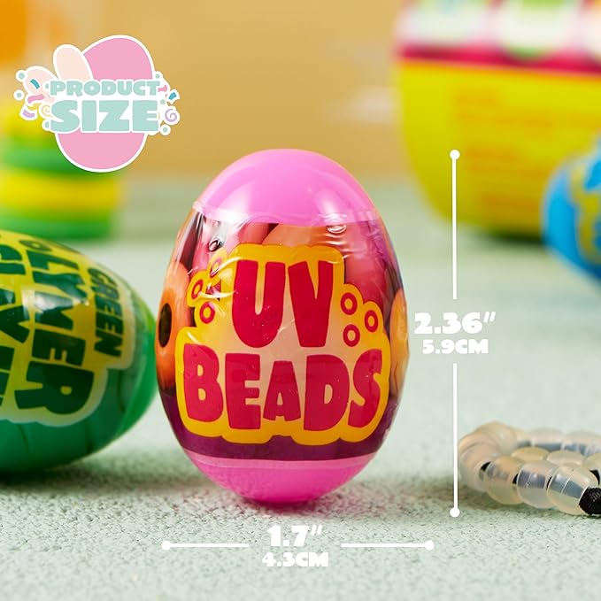 JOYIN 8 Pcs Easter Science Experiment Eggs, Colorful Eggs Prefilled with Science Activity Kit, Easter Hunt, Basket Stuffer Filler, Party Favor, STEM Project Gifts for Boys & Girls