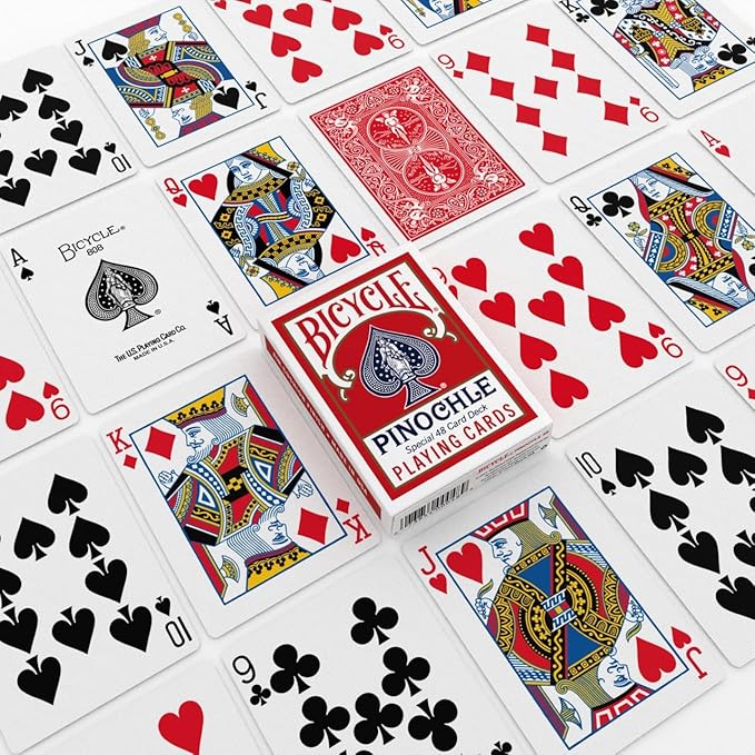Bicycle Pinochle Playing Cards, Standard Index, 1 Deck