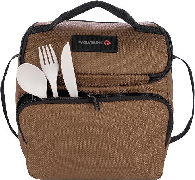 Wolverine Lunch Cooler | Insulated | 12 Can Capacity | Worksite | Heavy Duty | Travel | Leakproof | Durable