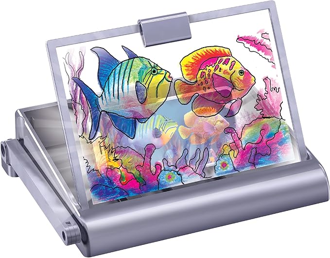 CRA-Z-Art Timeless Creations 2-in-1 Visual Art Designer, Tracing Desk, Light Box Drawing Set with Phone Holder to Record and Post Drawing Videos, Great for Ages 8 and up