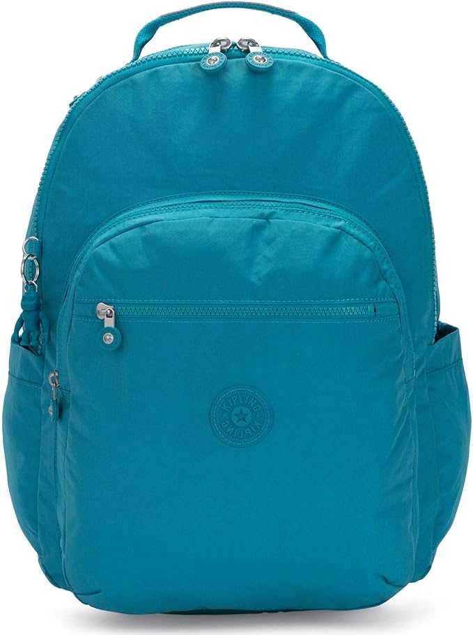 Kipling Women's Seoul 15" Laptop Backpack, Durable, Roomy with Padded Shoulder Straps, Built-In Protective Sleeve